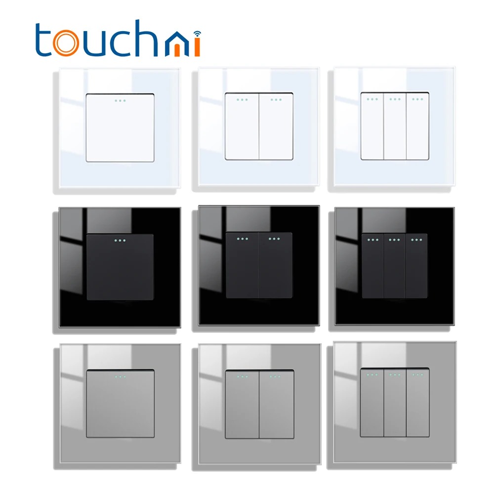 TOUCHMI EU настенный выключатель 1/2/3Gang механический настенный выключатель 1Way панель из хрустального стекла выключатели питания выключатель включения выключения 250 В
TOUCHMI EU настенный выключатель 1/2/3Gang механический настенный выключатель 1Way панель из хрустального стекла выключатели питания выключатель включения выключения 250 В