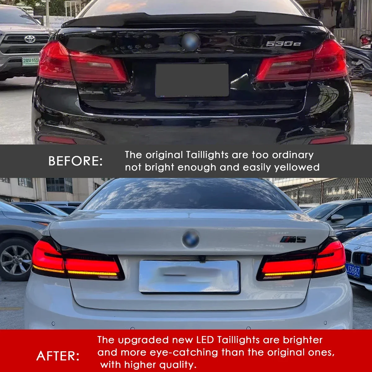 Car Lights Full LED Tail Lamps For BMW G30 G38 5 Series M5 530 540 Rear Tail Lights Assembly Upgrade Latest Style
Car Lights Full LED Tail Lamps For BMW G30 G38 5 Series M5 530 540 Rear Tail Lights Assembly Upgrade Latest Style