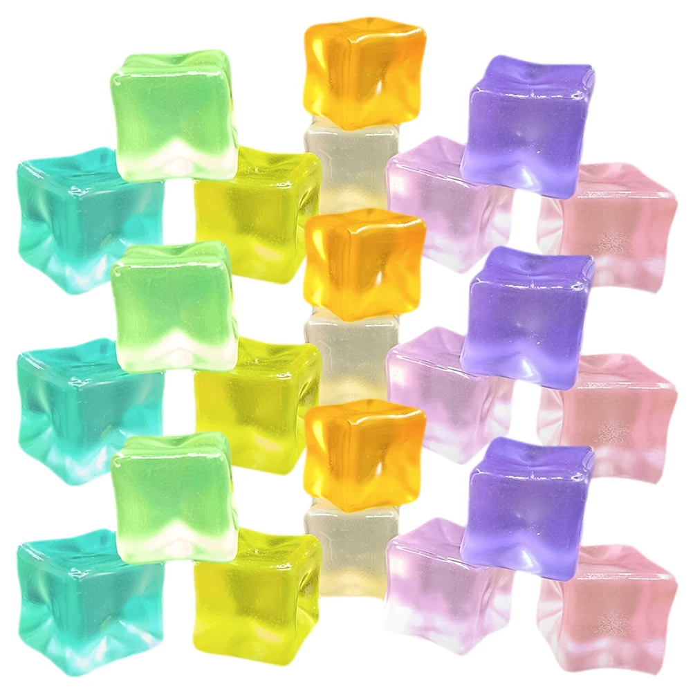 30 Pcs Luminous Ice Cubes Colored Fake Decorative Reusable Bulk Artificial Clear Acrylic Vase Fillers Photography Props Home
30 Pcs Luminous Ice Cubes Colored Fake Decorative Reusable Bulk Artificial Clear Acrylic Vase Fillers Photography Props Home