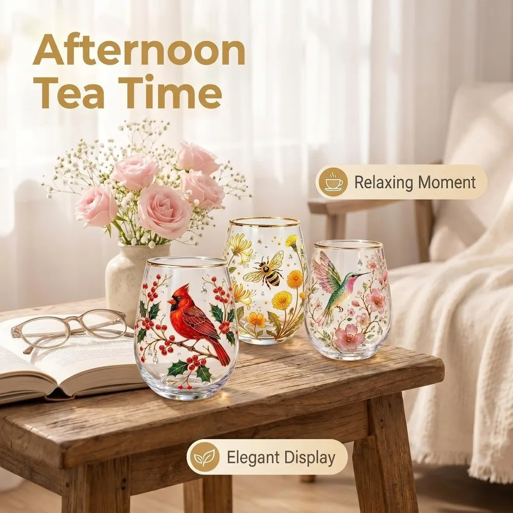 Creative Transparent Hummingbird Pattern Mug Aesthetic Embossed Floral Pattern Cup Cartoon Milk Cups Daily Use
Creative Transparent Hummingbird Pattern Mug Aesthetic Embossed Floral Pattern Cup Cartoon Milk Cups Daily Use