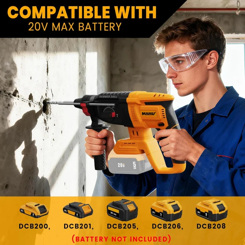 OEM ODM DIY Brushless Hammer Drill Electric Pick Multifunctional 3 In 1 Power Tool
OEM ODM DIY Brushless Hammer Drill Electric Pick Multifunctional 3 In 1 Power Tool