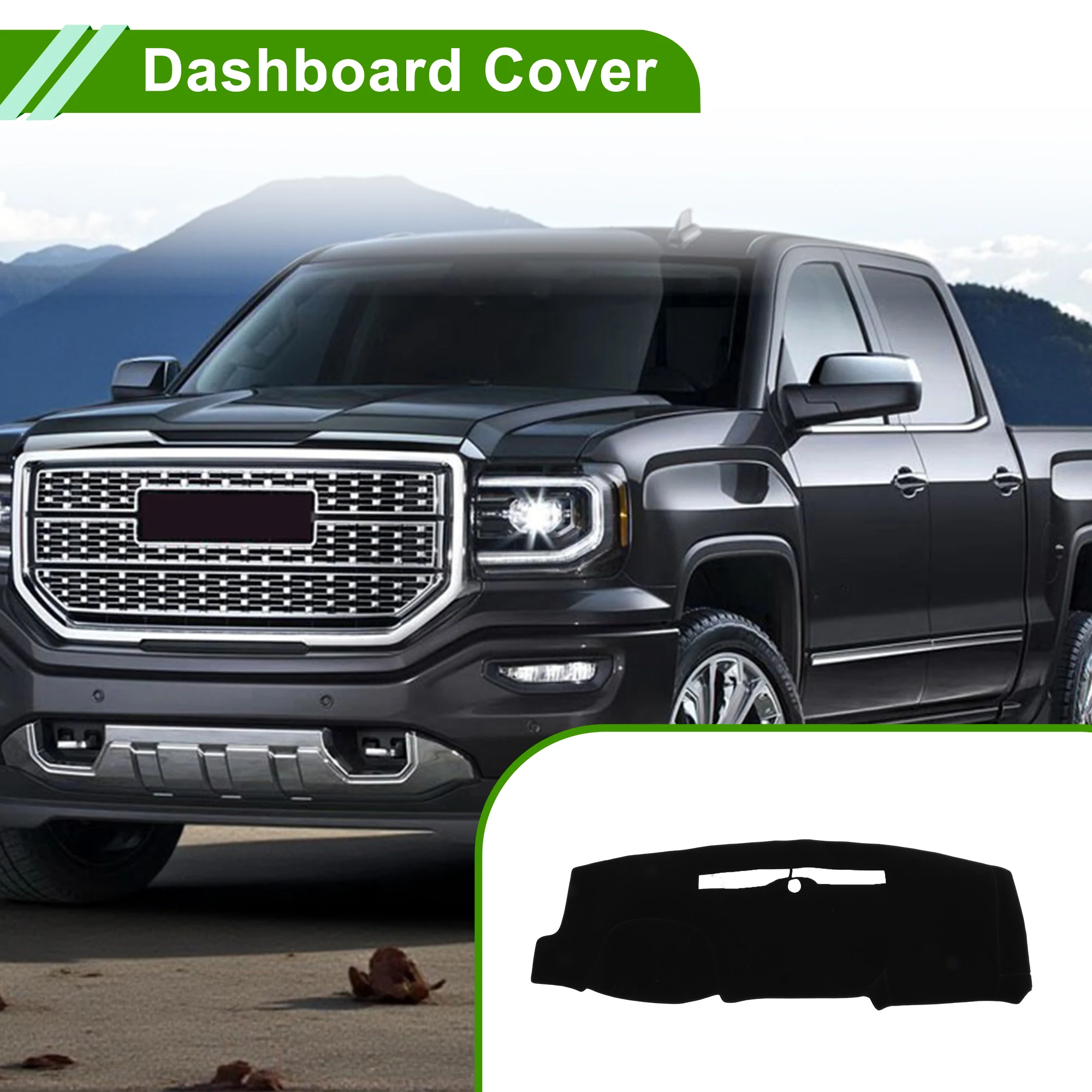 UXCELL Dash Cover for Chevrolet Silverado 14-18 Dashboard Cover Polyester Black 1 pcs
UXCELL Dash Cover for Chevrolet Silverado 14-18 Dashboard Cover Polyester Black 1 pcs