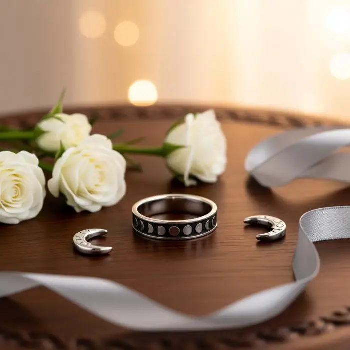 Vintage 925 Sterling Silver Moon Phase Change Finger Rings for Women Girls Wedding Engagement Party Jewelry Gifts Accessory
Vintage 925 Sterling Silver Moon Phase Change Finger Rings for Women Girls Wedding Engagement Party Jewelry Gifts Accessory
