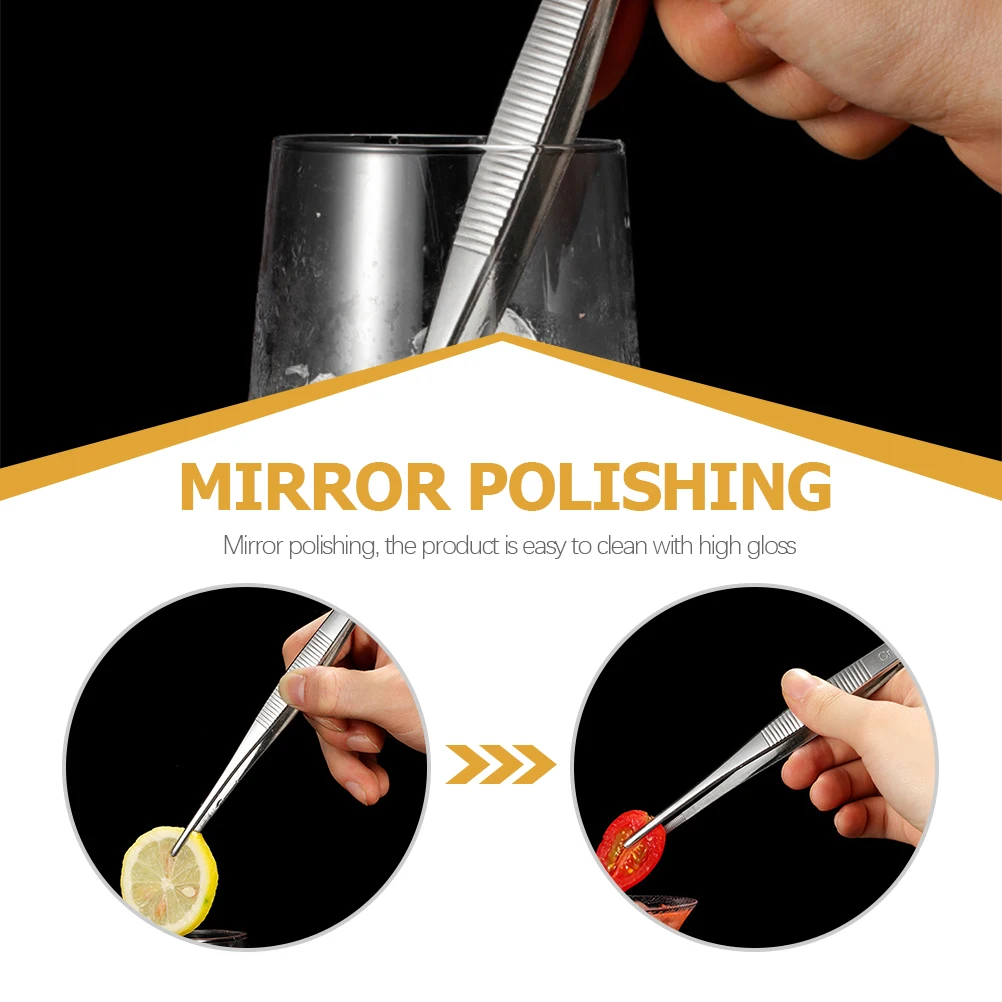 Ice Tongs Stainless Steel Reusable Mirror Polished Corrosion Resistant Light Weight Bar Party Home Use Fine Tweezer Tong
Ice Tongs Stainless Steel Reusable Mirror Polished Corrosion Resistant Light Weight Bar Party Home Use Fine Tweezer Tong
