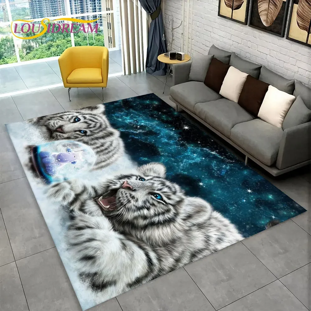 3D Tiger Leopard Cheetah Lion Wolf Area Rug,Carpet Rug for Living Room Bedroom Sofa Doormat Kitchen Decor,Kid Non-slip Floor Mat
3D Tiger Leopard Cheetah Lion Wolf Area Rug,Carpet Rug for Living Room Bedroom Sofa Doormat Kitchen Decor,Kid Non-slip Floor Mat