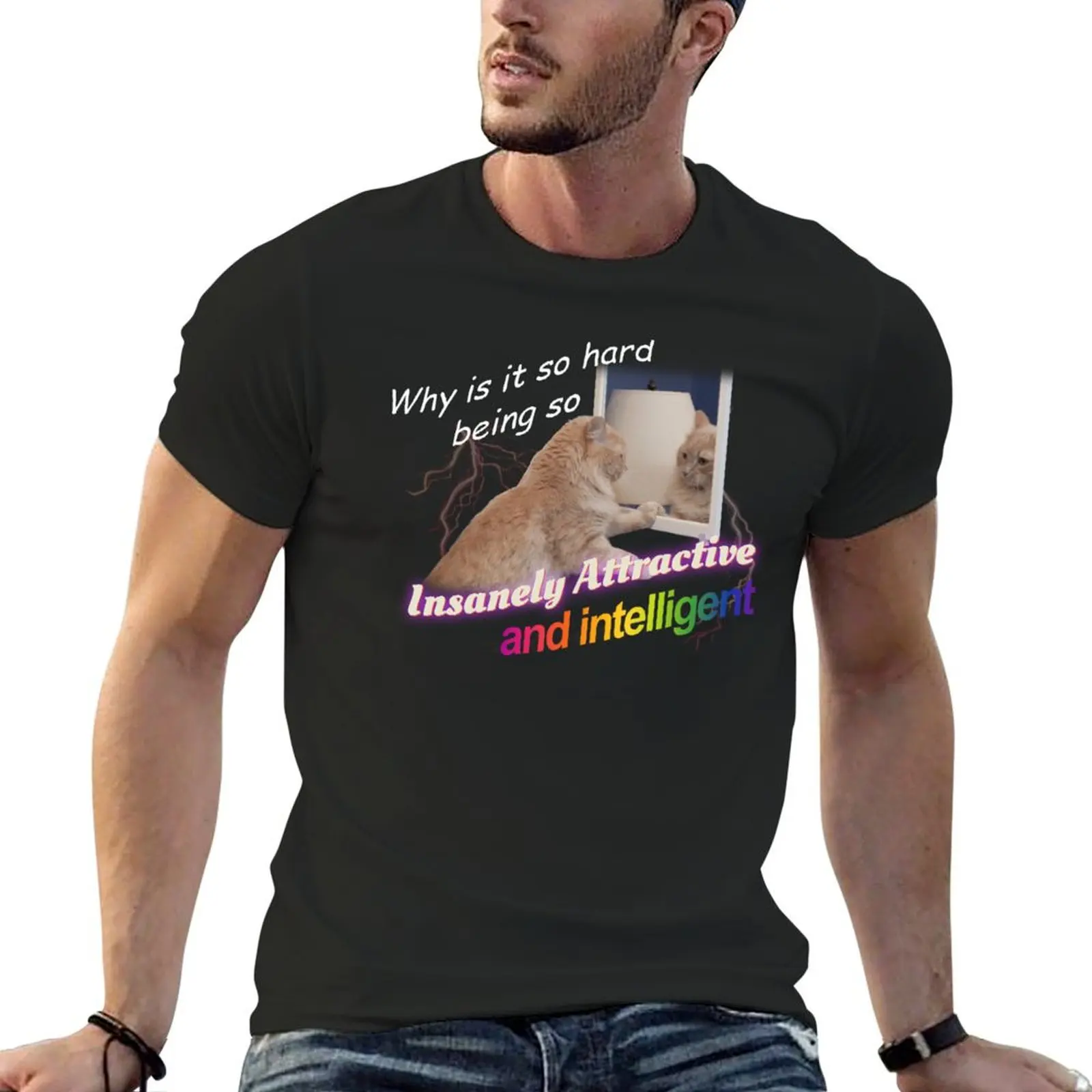 Why Is It So Hard Being So Insanely Attractive And Intelligent Meme T-shirt quick drying animal prinfor boys t shirt for men
Why Is It So Hard Being So Insanely Attractive And Intelligent Meme T-shirt quick drying animal prinfor boys t shirt for men