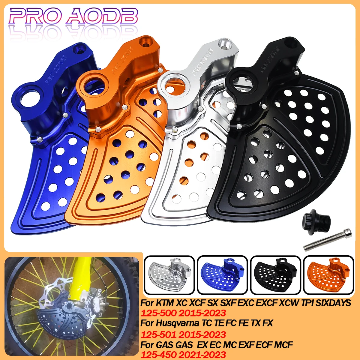Motorcycle CNC Accessories Front Brake Disc Guard Protector Cover For KTM XC XCF SX SXF EXC EXCF XCW TPI SIXDAYS Dirt Bike 2023
Motorcycle CNC Accessories Front Brake Disc Guard Protector Cover For KTM XC XCF SX SXF EXC EXCF XCW TPI SIXDAYS Dirt Bike 2023