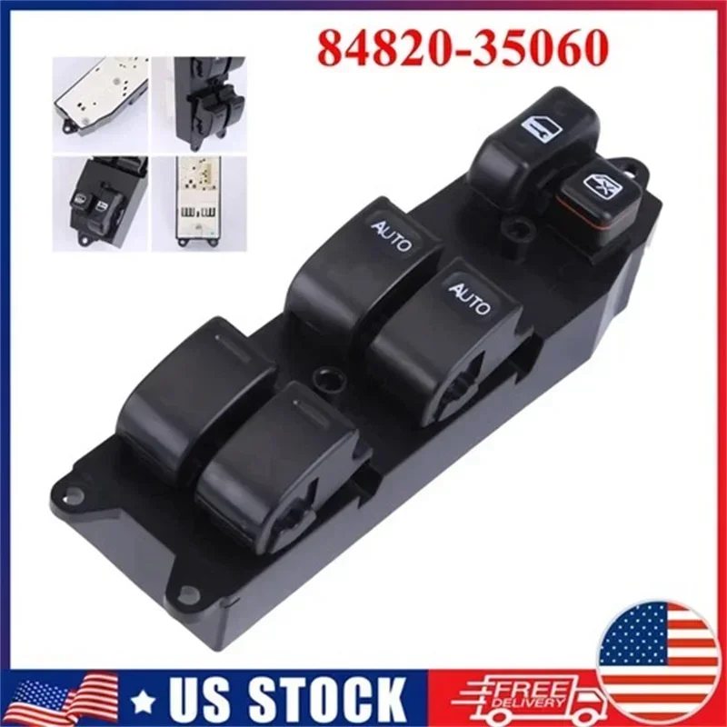Electric Car Power Window Switch Compatible for 4Runner 1995-2008 Replaces 84820-35060
Electric Car Power Window Switch Compatible for 4Runner 1995-2008 Replaces 84820-35060