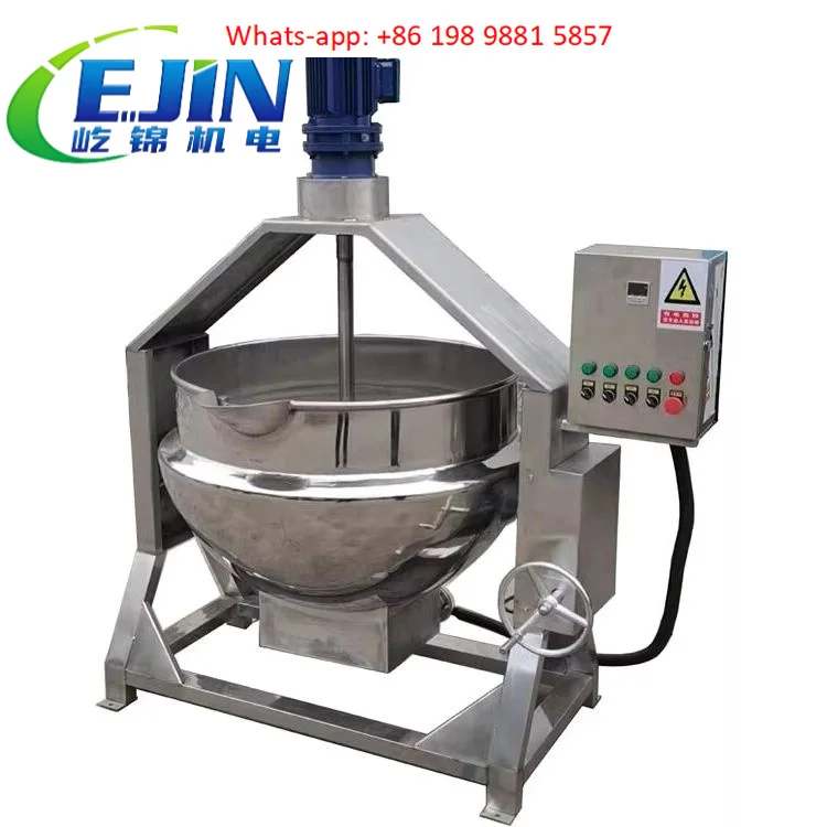 200L Electric Heat Motor Operated Tilting Sandwich Kettle Stainless Steel Cooking Vessel for Winery & Food Manufacturing Plants
200L Electric Heat Motor Operated Tilting Sandwich Kettle Stainless Steel Cooking Vessel for Winery & Food Manufacturing Plants