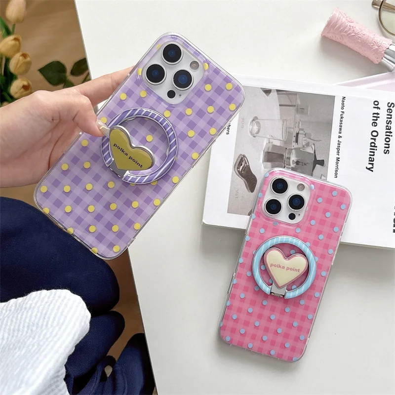 Корейский милый клетчатый узор, магнитный чехол для телефона для iPhone 17 Pro 15 14 16 Pro Max, чехлы с подставкой Magsafe Kawaii 17, чехлы Funda
Корейский милый клетчатый узор, магнитный чехол для телефона для iPhone 17 Pro 15 14 16 Pro Max, чехлы с подставкой Magsafe Kawaii 17, чехлы Funda