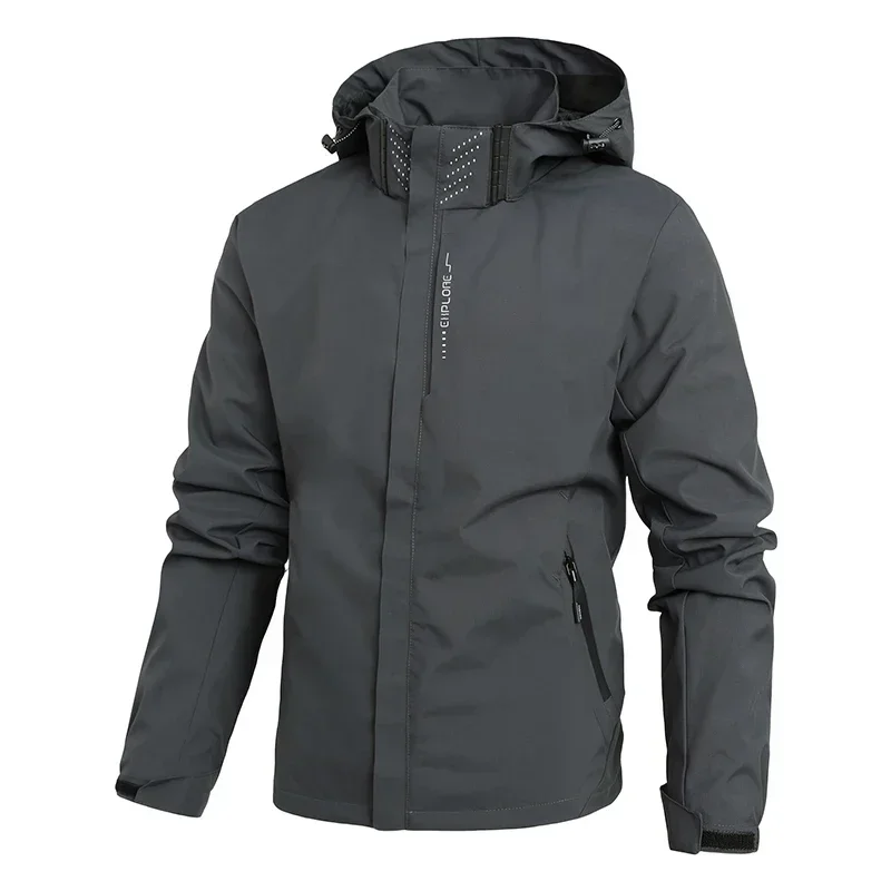 Men Outdoor Jackets Windproof Waterproof Athletes Jacket Coat Detachable Hat Jackets Male Spring Autumn New Men Casual Jacket
Men Outdoor Jackets Windproof Waterproof Athletes Jacket Coat Detachable Hat Jackets Male Spring Autumn New Men Casual Jacket