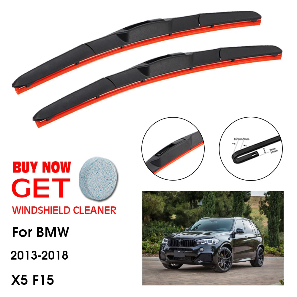 Car Wiper Blade For BMW X5 F15 24"+20" 2013-2018 Front Window Washer Windscreen Windshield Silica Gel Wiper Blade Accessories
Car Wiper Blade For BMW X5 F15 24"+20" 2013-2018 Front Window Washer Windscreen Windshield Silica Gel Wiper Blade Accessories