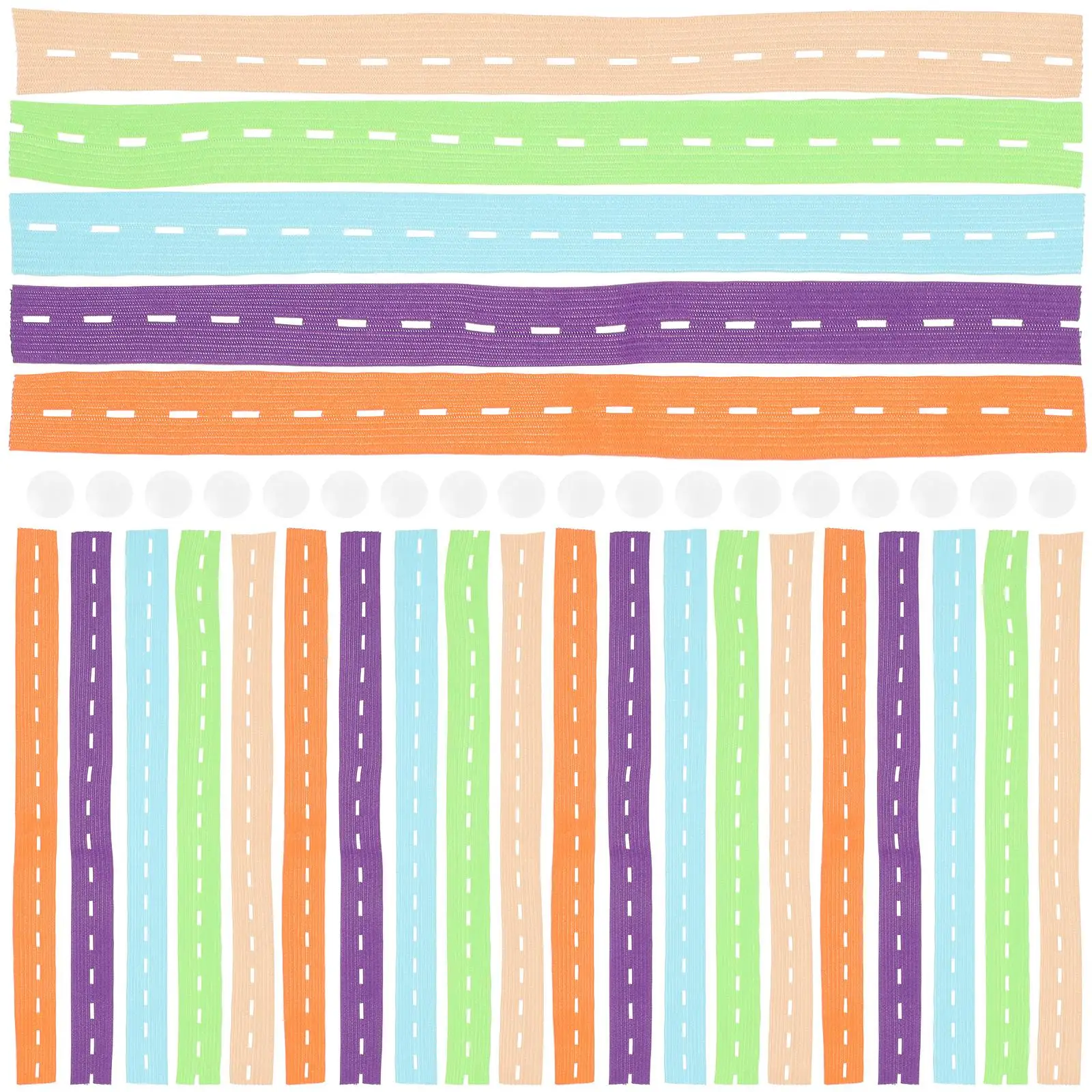 50 Pcs Storage Clothes Straps Travel Belt Organizer Nylon Clothing Organizing Elastic Band
50 Pcs Storage Clothes Straps Travel Belt Organizer Nylon Clothing Organizing Elastic Band