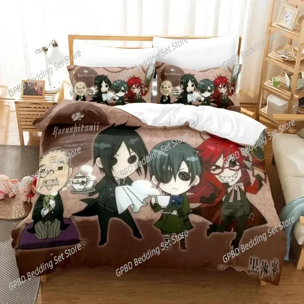 Anime Black Butler Sebastian Bedding Set Boys Girls Twin Queen Size Duvet Cover Pillowcase Bed Kids Adult Home Textileextile
Anime Black Butler Sebastian Bedding Set Boys Girls Twin Queen Size Duvet Cover Pillowcase Bed Kids Adult Home Textileextile