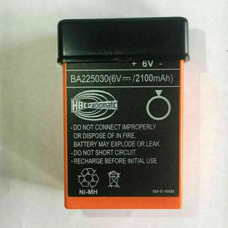 2100mAh BA225030 6V Ni-Mh Battery Cell For HBC Pump Truck Remote Control Battery
2100mAh BA225030 6V Ni-Mh Battery Cell For HBC Pump Truck Remote Control Battery