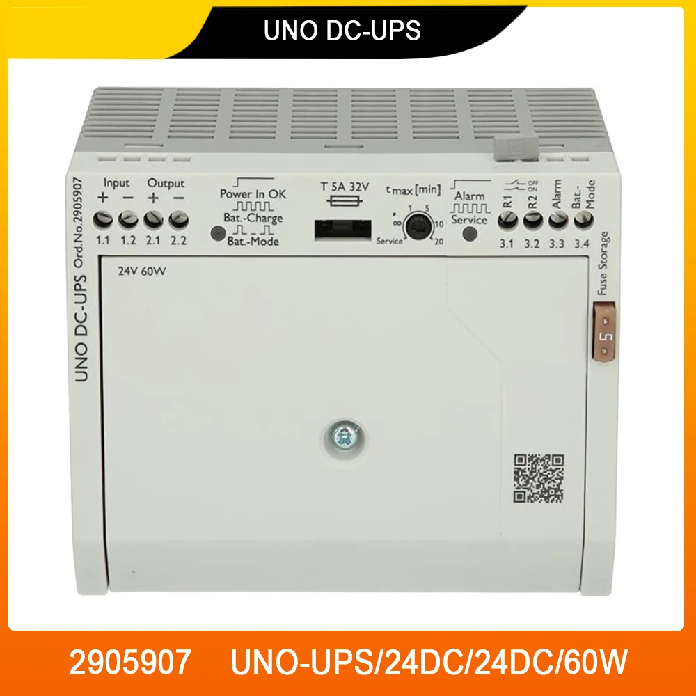 Новый 2905907 UNO-UPS/24DC/24DC/60W UNO DC-UPS 24VDC 0,8Ah для источника бесперебойного питания Phoenix
Новый 2905907 UNO-UPS/24DC/24DC/60W UNO DC-UPS 24VDC 0,8Ah для источника бесперебойного питания Phoenix