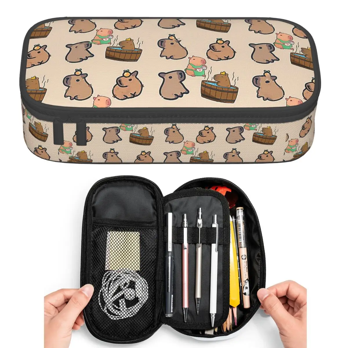 Capybara Group Pencil Cases for Students Pen Box Pencil Bag Big Capacity Pencil Pouch Pen Holder
Capybara Group Pencil Cases for Students Pen Box Pencil Bag Big Capacity Pencil Pouch Pen Holder