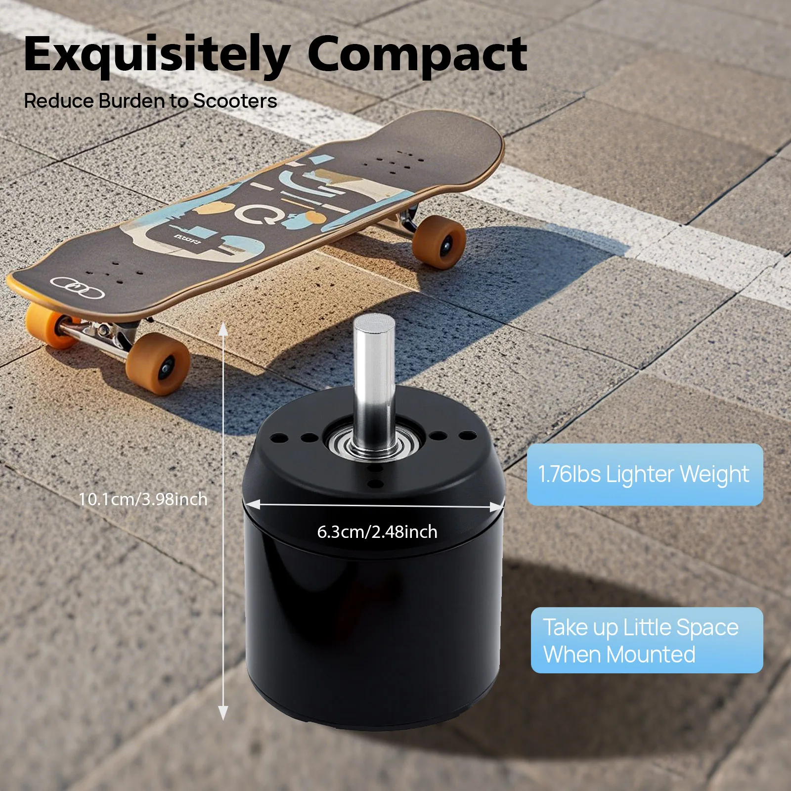 Fit For Electric Skateboard Efficience Brushless Motor Efficience Motor 170KV
Fit For Electric Skateboard Efficience Brushless Motor Efficience Motor 170KV