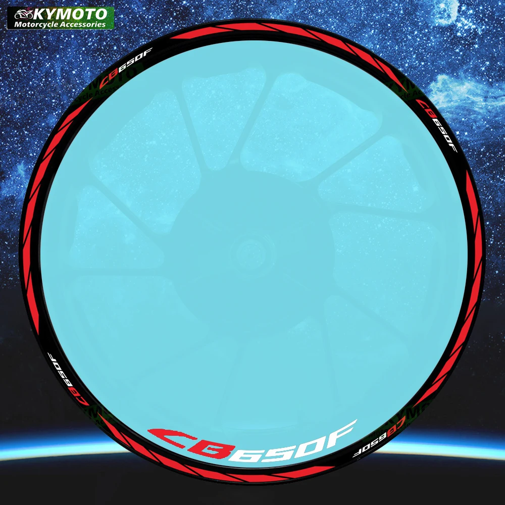 Reflective motorcycle 17 inch front and rear wheel decals hub reflective rim stickers suitable for Honda CB650F CB 650F
Reflective motorcycle 17 inch front and rear wheel decals hub reflective rim stickers suitable for Honda CB650F CB 650F