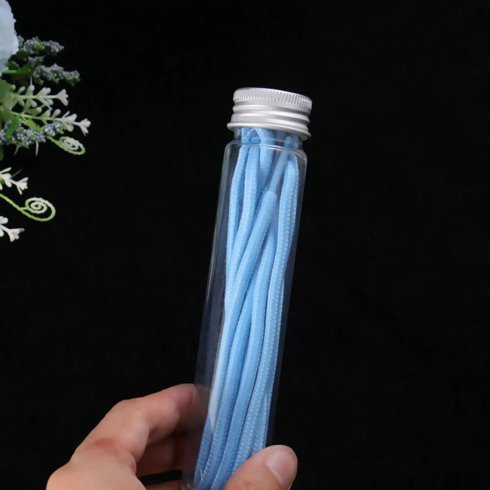 15Pcs Transparent Shoelace Storage Tubes with Screw Caps Clear Test Tube Design for Sneaker Enthusiasts Travel Organizers Leak
15Pcs Transparent Shoelace Storage Tubes with Screw Caps Clear Test Tube Design for Sneaker Enthusiasts Travel Organizers Leak