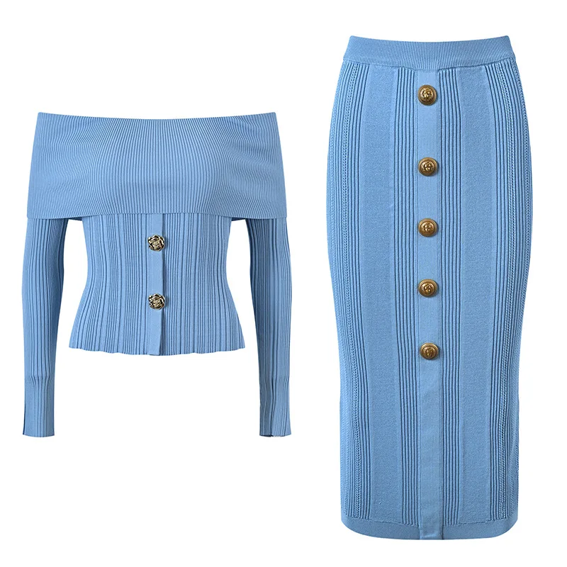 High-End Version Parisian woman ort Knitted Sweater One-oulder Slim Fit Sexy Top Gold Bule Knitted Innerwear
High-End Version Parisian woman ort Knitted Sweater One-oulder Slim Fit Sexy Top Gold Bule Knitted Innerwear