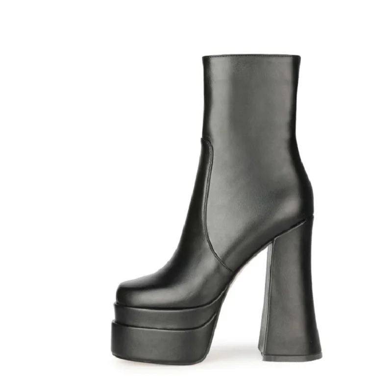 Women Platform Boots Ultra High Heel Elegant Shoes European Ankle Boots Side Zip American Ladies Shoes Sexy Boots Large Size 45
Women Platform Boots Ultra High Heel Elegant Shoes European Ankle Boots Side Zip American Ladies Shoes Sexy Boots Large Size 45