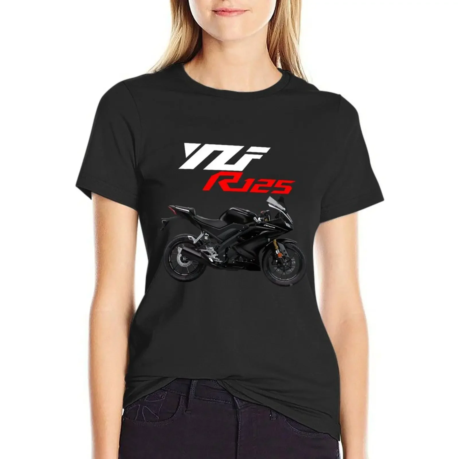 R125 Motorcycle Black T-Shirt animal print shirt for girls tops new edition t shirts for Women
R125 Motorcycle Black T-Shirt animal print shirt for girls tops new edition t shirts for Women