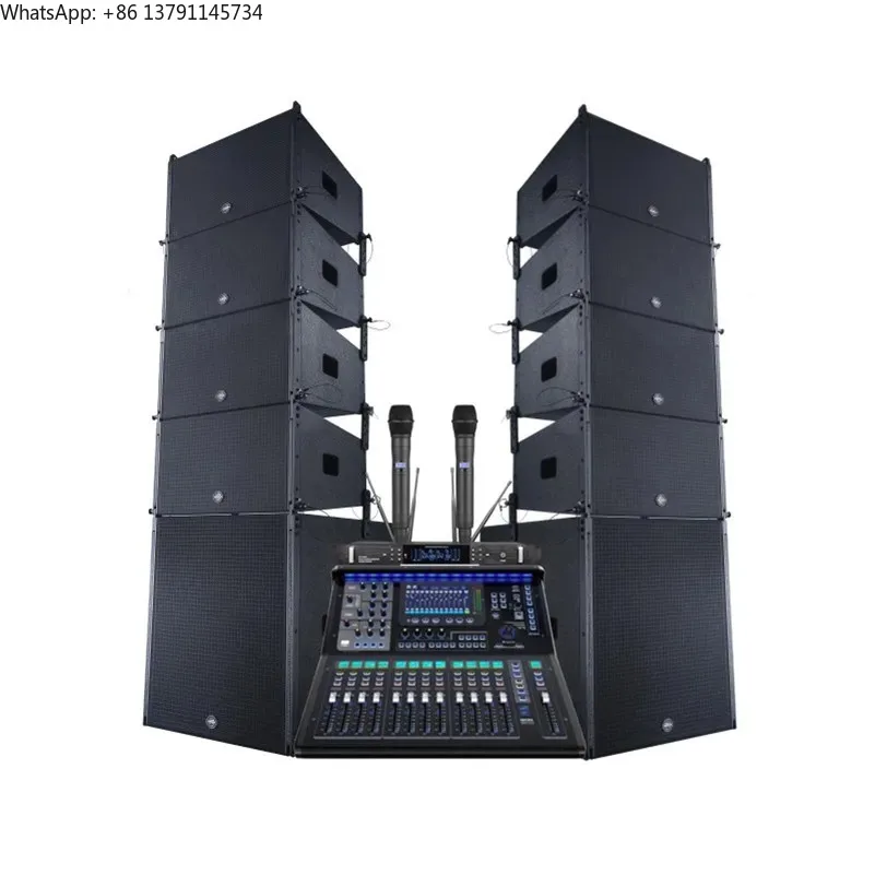 Professional Audio Pa Dj Outdoor Speaker Music System Full Set Line Array Active Sound System