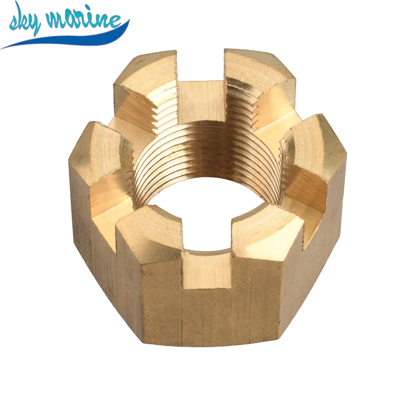 90171-18M04 Propeller Nut Castle for Yamaha 115HP 130HP 150HP 175HP 200HP 225HP 250HP Boat Motor Replaces Parts
90171-18M04 Propeller Nut Castle for Yamaha 115HP 130HP 150HP 175HP 200HP 225HP 250HP Boat Motor Replaces Parts
