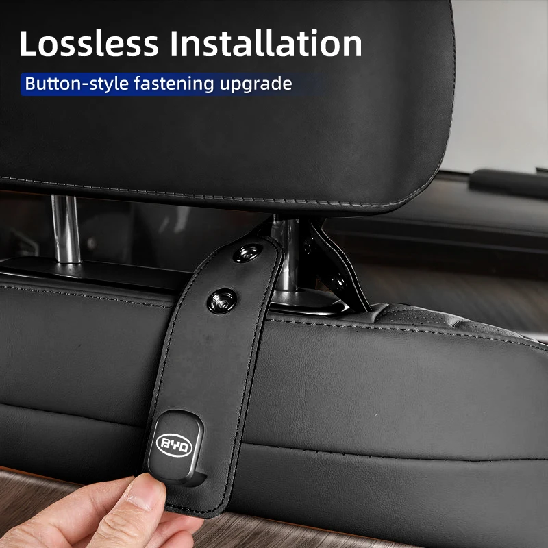 Car Hanger Hook Button Style Leather Hook Clothing Hook Backpack Hook For BYD M6 G3 G5 S8 E5 E6 G6 L3 S8 Tang Song Qing Yuan Max
Car Hanger Hook Button Style Leather Hook Clothing Hook Backpack Hook For BYD M6 G3 G5 S8 E5 E6 G6 L3 S8 Tang Song Qing Yuan Max