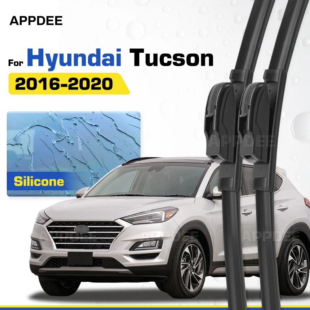 Silicone & Rubber LHD&RHD Front Wiper Blades Set For Hyundai Tucson MK3 2016-2020 Coated Windshield Windscreen Window Brushes
Silicone & Rubber LHD&RHD Front Wiper Blades Set For Hyundai Tucson MK3 2016-2020 Coated Windshield Windscreen Window Brushes