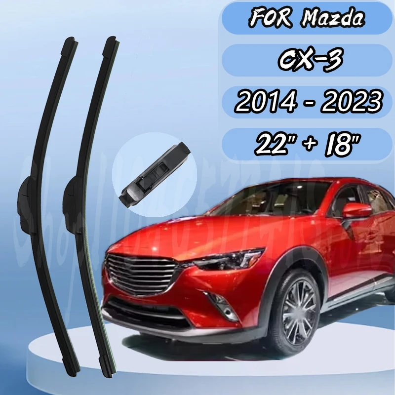 For Mazda CX-3 CX3 2014 - 2023 Car Wiper Front Wiper Blades Windshield Windscreen Window Brushes Car Accessories 22"+18"
For Mazda CX-3 CX3 2014 - 2023 Car Wiper Front Wiper Blades Windshield Windscreen Window Brushes Car Accessories 22"+18"