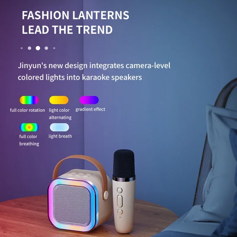 Microphone Speaker Home Karaoke Machine Family Singing Portable Wireless Bluetooth Loudspeaker 2 Mic Long Standby
Microphone Speaker Home Karaoke Machine Family Singing Portable Wireless Bluetooth Loudspeaker 2 Mic Long Standby