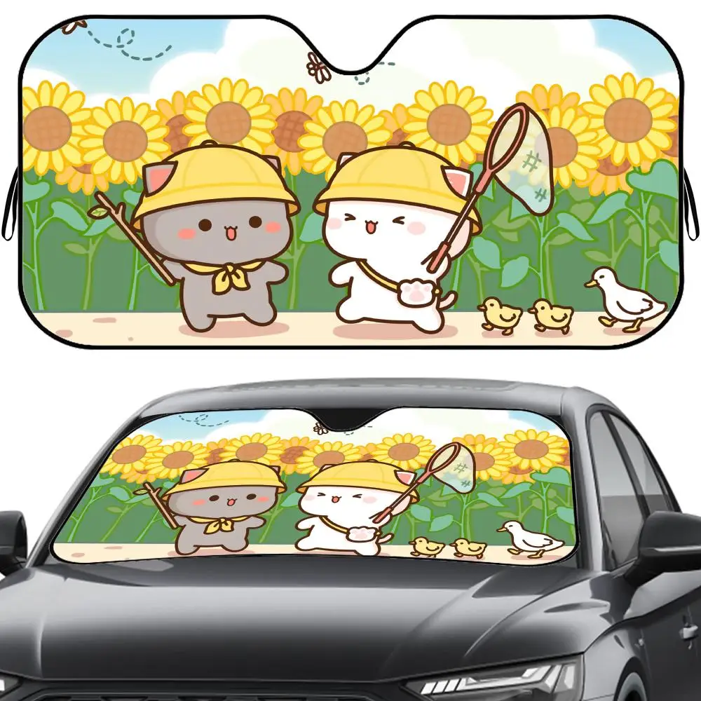 Солнцезащитный козырек Honey P-Peach Cat Cartoon: многоразовый, из алюминиевой фольги, с УФ-защитой, пятислойная теплоизоляция, для лобового стекла
Солнцезащитный козырек Honey P-Peach Cat Cartoon: многоразовый, из алюминиевой фольги, с УФ-защитой, пятислойная теплоизоляция, для лобового стекла