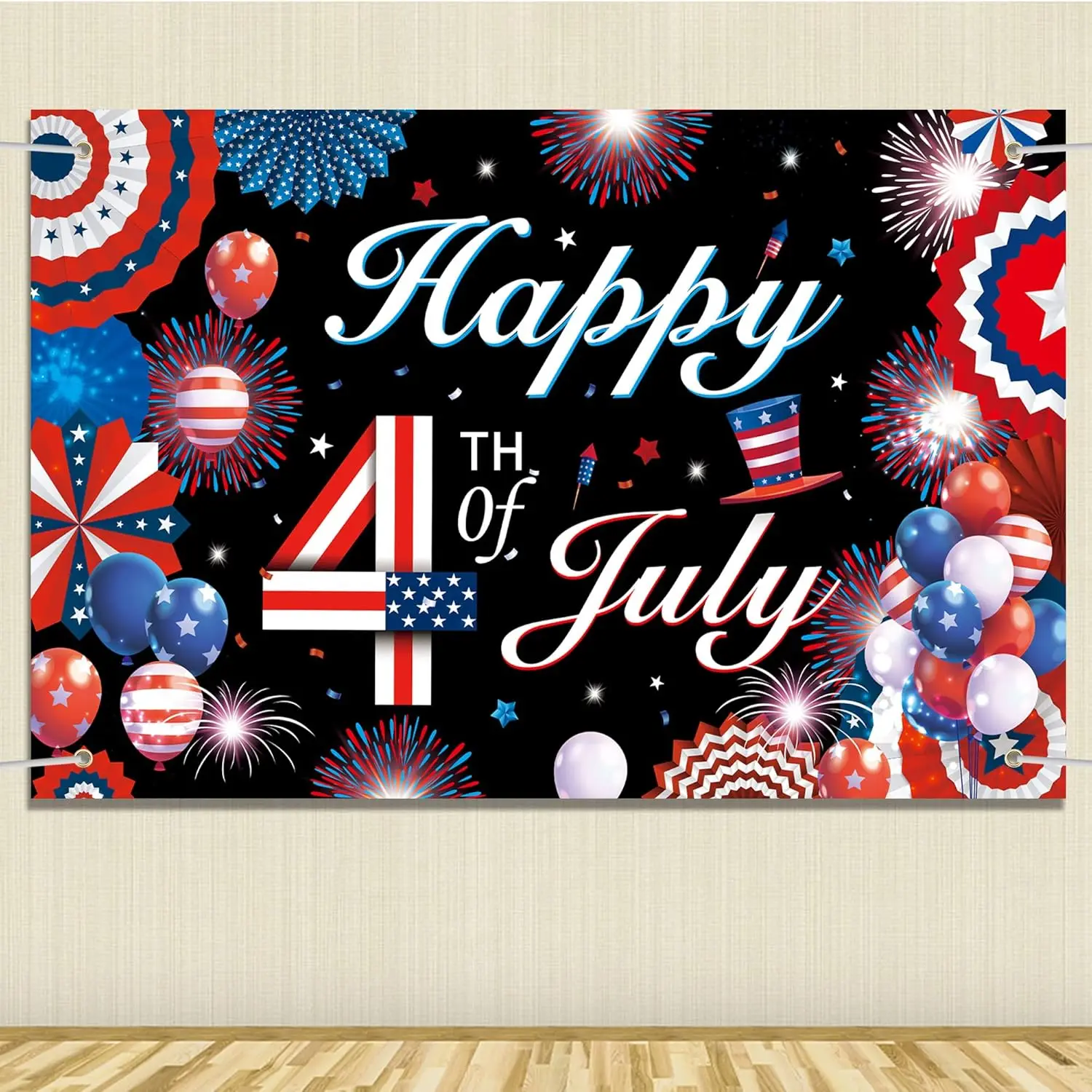 Lucleag 4Th 70.9 X 45.3In Large Size Patriotic Background Decor, Fourth Of July Banner Photo Backdrop For Independence Day Party
Lucleag 4Th 70.9 X 45.3In Large Size Patriotic Background Decor, Fourth Of July Banner Photo Backdrop For Independence Day Party