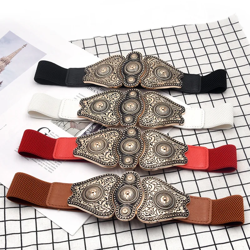 New Trend Retro Pattern Elastic Waist Wrap Decorative Skirt Belt Fashion Clothing Coat Accessories Waist Wide Waist Wrap
New Trend Retro Pattern Elastic Waist Wrap Decorative Skirt Belt Fashion Clothing Coat Accessories Waist Wide Waist Wrap