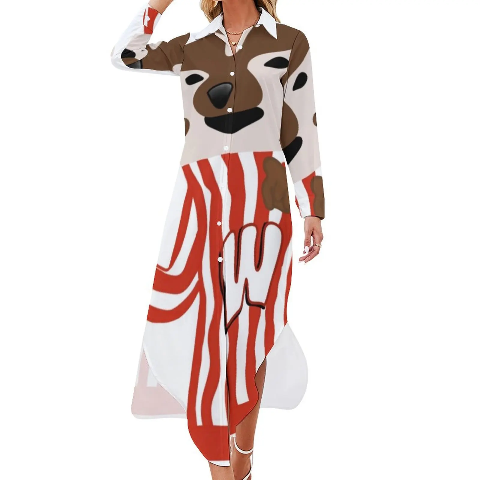 Bucky Badger & Culvers Long Sleeved Shirt Dress sensual sexy dress for women dress party evening elegant luxury celebrity
Bucky Badger & Culvers Long Sleeved Shirt Dress sensual sexy dress for women dress party evening elegant luxury celebrity