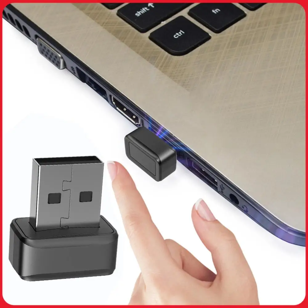 USB Fingerprint Key Reader 360° Touch Biometric Mini Key Dongle Windows Hello Mini Fingerprint Reader for PC Or Laptop
USB Fingerprint Key Reader 360° Touch Biometric Mini Key Dongle Windows Hello Mini Fingerprint Reader for PC Or Laptop