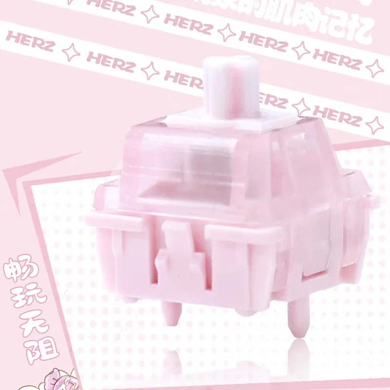 Herz Magnetic Switch Pink Linear HIFI 750Gs Magnetic Mechanical Keyboard Switch Fine Lubrication For E-Sports Wooting60 Hemade68
Herz Magnetic Switch Pink Linear HIFI 750Gs Magnetic Mechanical Keyboard Switch Fine Lubrication For E-Sports Wooting60 Hemade68