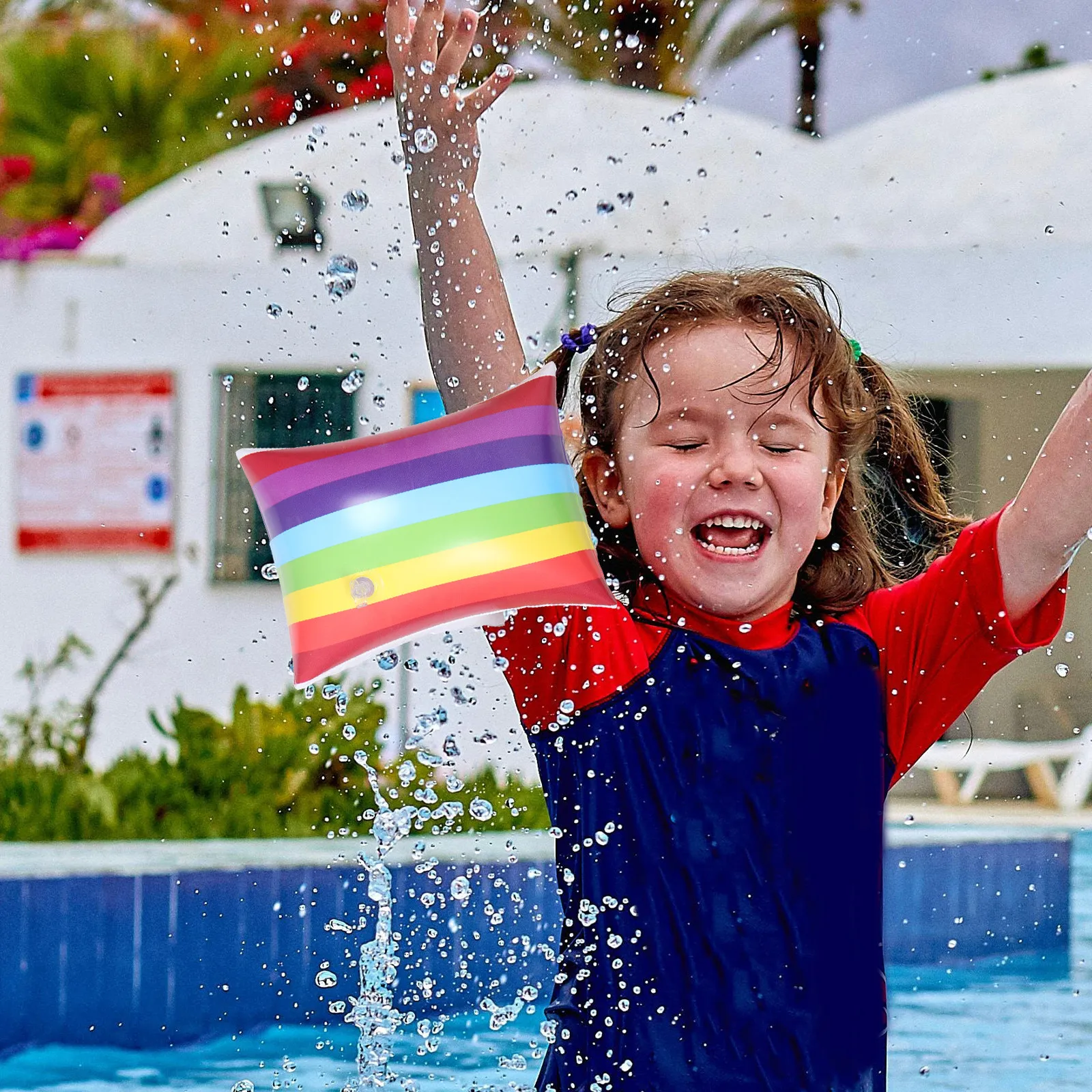 1Pair Kids Arm Floaties Inflatable Swimming Sleeves Easy Wear Take Off Lightweight Storage Pool Lake Beach Summer Swim Beginner
1Pair Kids Arm Floaties Inflatable Swimming Sleeves Easy Wear Take Off Lightweight Storage Pool Lake Beach Summer Swim Beginner