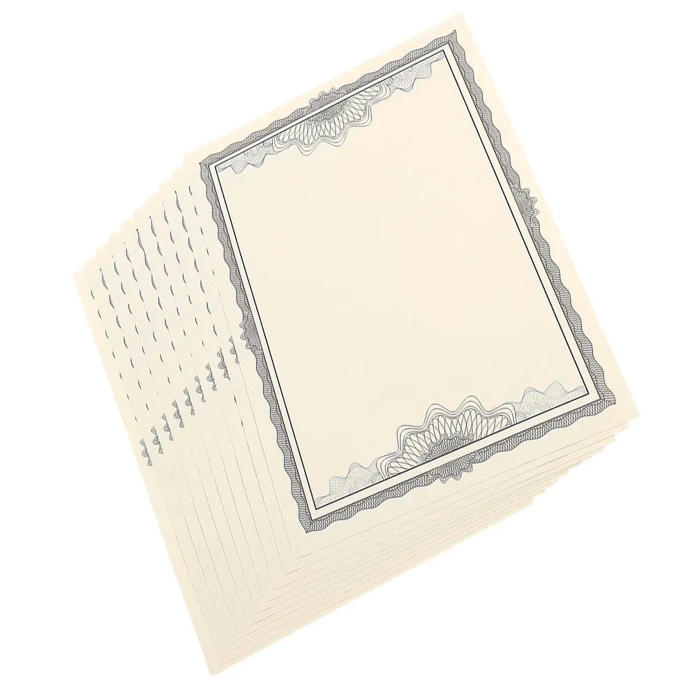 15 Sheets Printable Blank Certificate Paper A4 for Awards Diplomas Recognition Documents Student Certificate Paper 
15 Sheets Printable Blank Certificate Paper A4 for Awards Diplomas Recognition Documents Student Certificate Paper