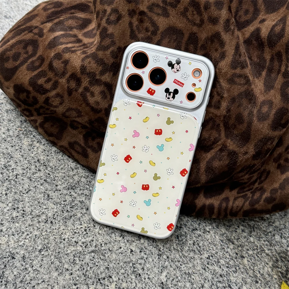 Cute Mickey Plated Phone case for iPhone 17 16 Pro 13 14 15 Pro Max Funda Kawaii Cartoon Acrylic Shockproof Cover For Apple 16
Cute Mickey Plated Phone case for iPhone 17 16 Pro 13 14 15 Pro Max Funda Kawaii Cartoon Acrylic Shockproof Cover For Apple 16