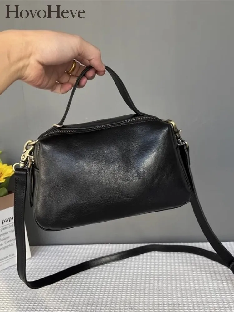 Casual Women Cowhide Genuine Leather Vintage Versatile Crossbody Bag Solid Color Box Bag Ladies Single Shoulder Bag Tote Handbag
Casual Women Cowhide Genuine Leather Vintage Versatile Crossbody Bag Solid Color Box Bag Ladies Single Shoulder Bag Tote Handbag