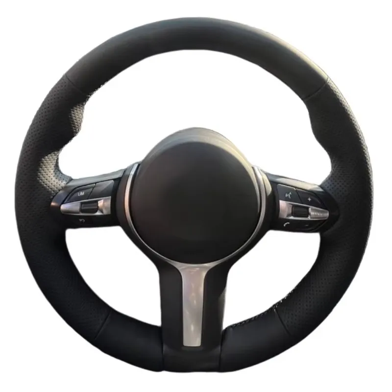 Hand-stitched Genuine Leather Fiber Steering Wheel Cover For BMW M Sport F30-F34 F10 F11 F07 X1 X2 X3 F25 F36 Car Accessories 
Hand-stitched Genuine Leather Fiber Steering Wheel Cover For BMW M Sport F30-F34 F10 F11 F07 X1 X2 X3 F25 F36 Car Accessories