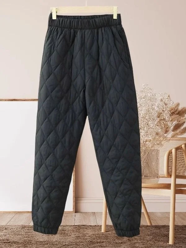 Thickened Cotton Pants for Men Winter Leisure Trousers with Diamond Pattern High Waist Elastic Loose Fit plus Size Dad Pants
Thickened Cotton Pants for Men Winter Leisure Trousers with Diamond Pattern High Waist Elastic Loose Fit plus Size Dad Pants