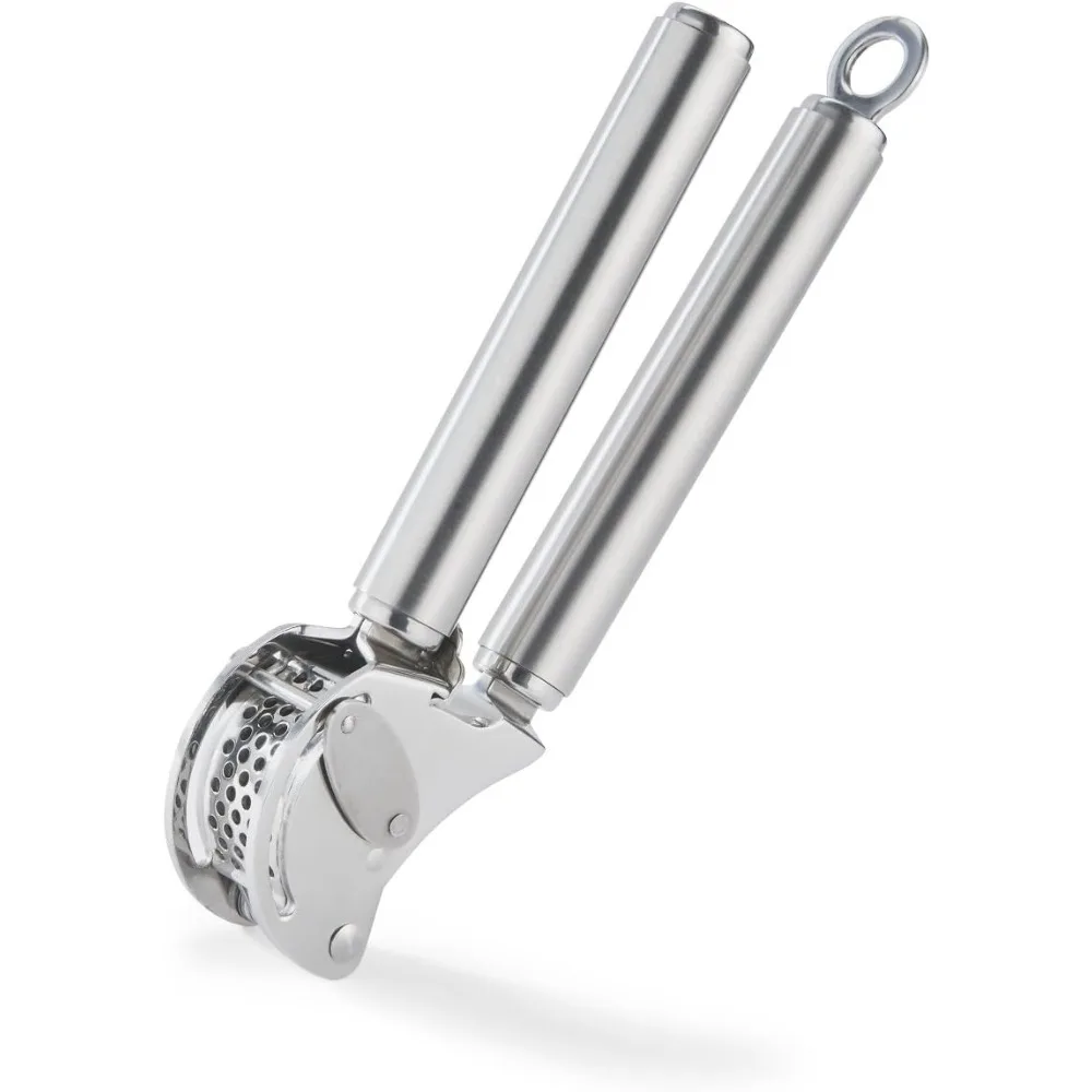 12895 Stainless Steel Garlic & Ginger Press with Scraper for Effortless Mincing with Easy Cleanup, 13-inch
12895 Stainless Steel Garlic & Ginger Press with Scraper for Effortless Mincing with Easy Cleanup, 13-inch