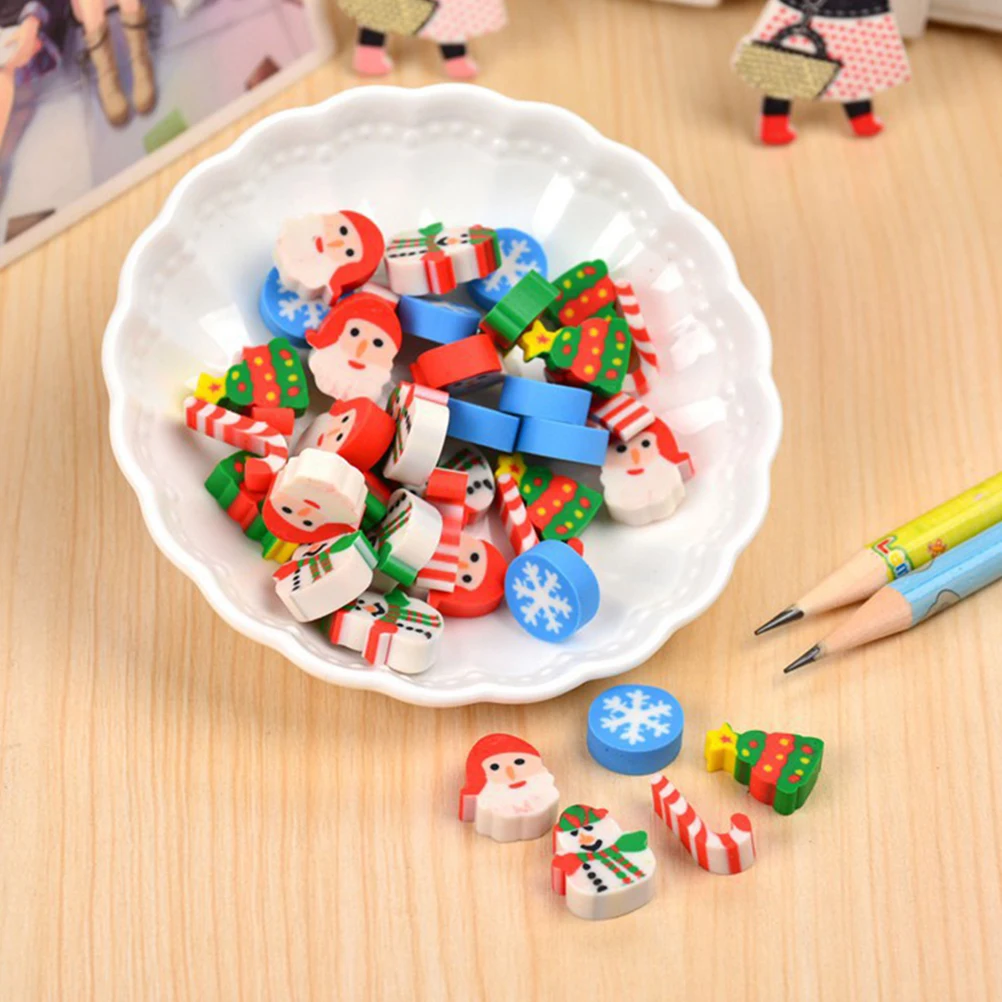 Christmas Erasers Adorable Shaped Pencil Supplies Cartoon Favors Kids Office School Party Gifts Bright Colors Safe Quality
Christmas Erasers Adorable Shaped Pencil Supplies Cartoon Favors Kids Office School Party Gifts Bright Colors Safe Quality