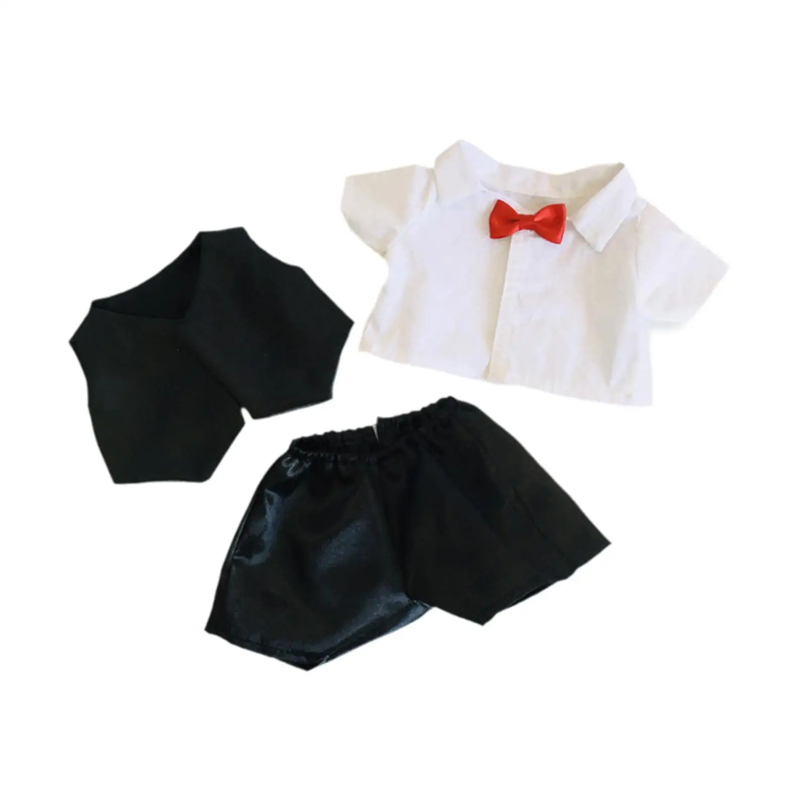 3x Dolls Shirt with Vest Pants, Handmade Clothing Costume, Miniature Clothes for 38cm Boy Dolls Dress up New Year Gifts
3x Dolls Shirt with Vest Pants, Handmade Clothing Costume, Miniature Clothes for 38cm Boy Dolls Dress up New Year Gifts