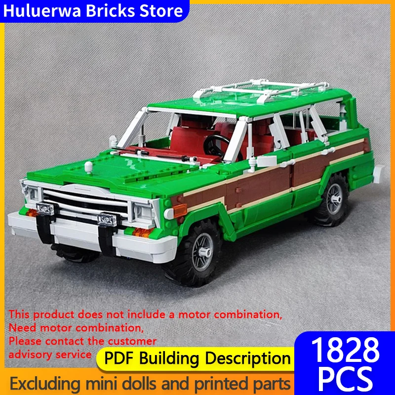 Модель городской автомобиль MOC, строительные кирпичи, роскошный внедорожный Grand Wagoneer, модульная технология, детские праздничные подарки, сборные игрушки, костюм
Модель городской автомобиль MOC, строительные кирпичи, роскошный внедорожный Grand Wagoneer, модульная технология, детские праздничные подарки, сборные игрушки, костюм