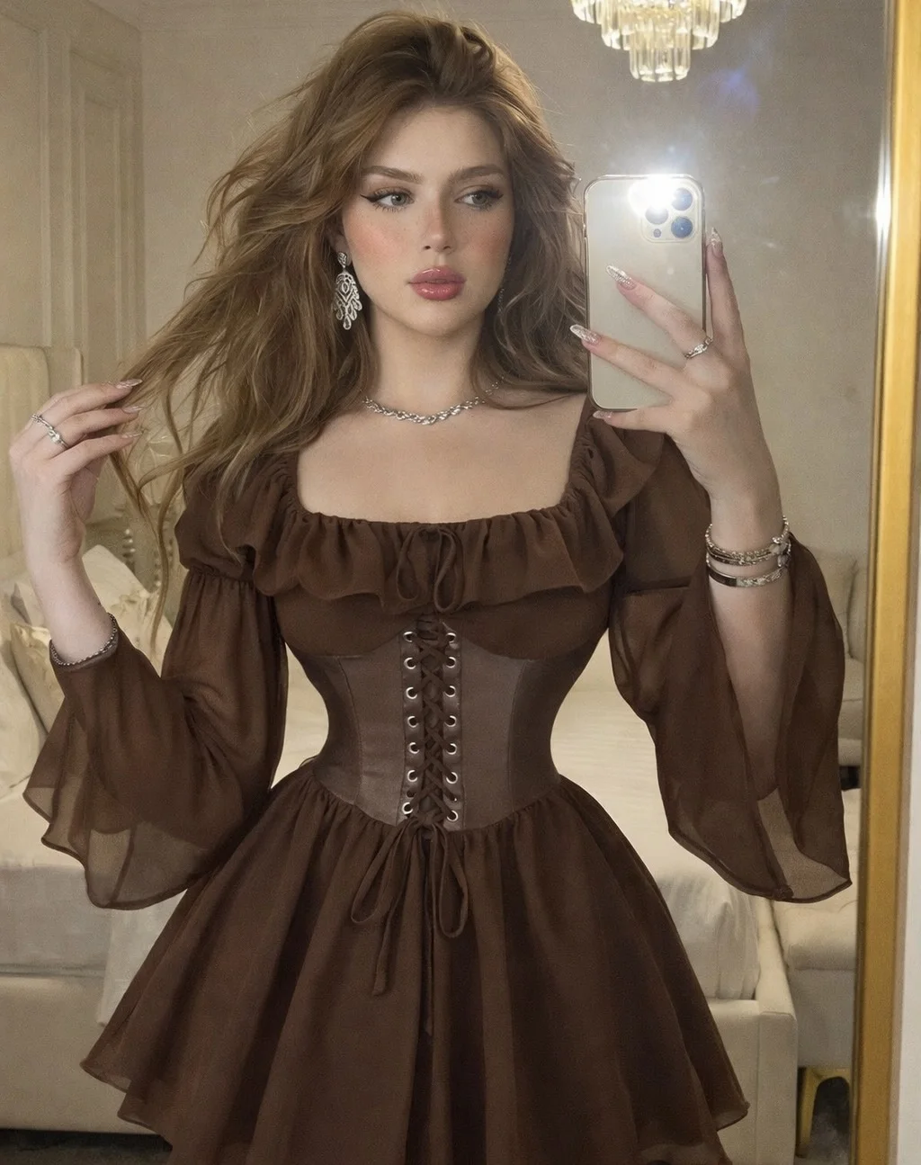Customized Simple Lace Up Prom Gowns Women's Square Neck Full Sleeve Ruffle A-line Mini Evening Dresse Party Gown 2026 New
Customized Simple Lace Up Prom Gowns Women's Square Neck Full Sleeve Ruffle A-line Mini Evening Dresse Party Gown 2026 New